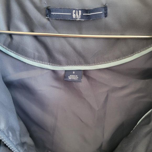 Blue/Gray down filled GAP puffer vest - Picture 4 of 4
